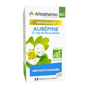 ARKOGELULES BIO Aubépine 21mg de Flavonoïdes - Bte/45 - Nervosité Passagère