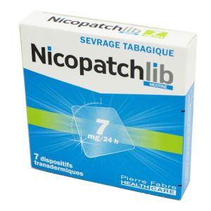 Nicopatchlib 7mg, dispositif transdermique transparent - B/7