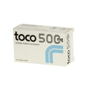 Toco 500 mg, 30 capsules molles