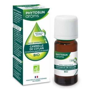 Huile essentielle Bio CANNELLE CEYLAN - Cinnamomum zeylanicum (verum) écorce - 5ml - PHYTOSUN AROMS