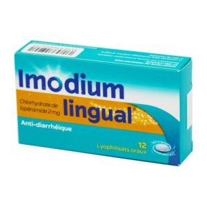 Imodiumlingual 2 mg, 12 lyophilisats oraux
