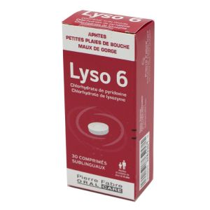 Lyso 6, 30 comprimés sublinguaux