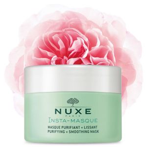 NUXE INSTA Masque Purifiant + Lissant - Rose et Argile - Toutes Peaux même Sensibles - Pot/50ml