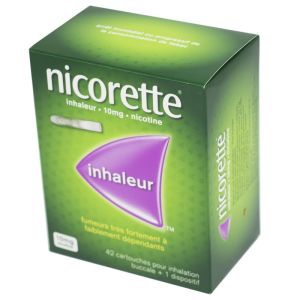 NICORETTE INHALEUR 10 mg, 42 cartouches + 1 dispositif