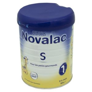 NOVALAC S1 800g - Lait pour Nourrisson de 0 à 6 Mois - Allergie aux Protéines de Lait de Vache