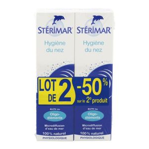 Sterimar Spray hygiène nez riche oligoéléments 2x100ml
