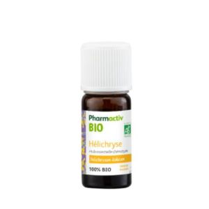 PHARMACTIV BIO Hélichryse (Helichrysum italicum) Huile Essentielle 5ml - 100% Pure et Naturelle