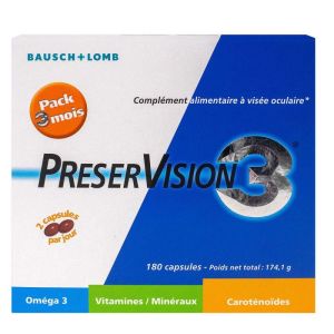 Preservision 3 visée oculaire 180 capsules