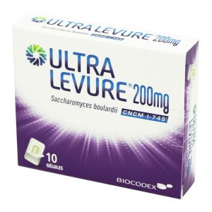 Ultra Levure 200 mg, 10 gélules