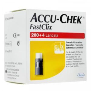 ACCU CHEK FastClix Lancettes en Barillet - Lancette Stérile non Réutilisable pour Autopiqueur FastCl