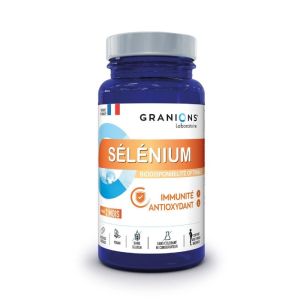 GRANIONS PILULIERS Sélénium 60 Gélules Végétales - Immunité, Antioxydant