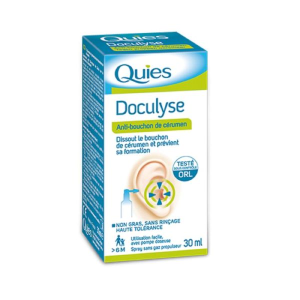 DOCULYSE Spray 30ml - Solution Auriculaire Anti Bouchon de Cérumen