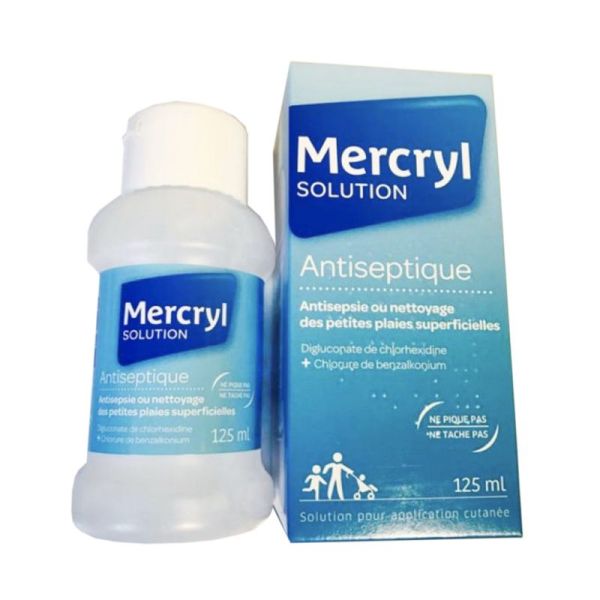 Mercryl, solution antiseptique  - Flacon 125 ml