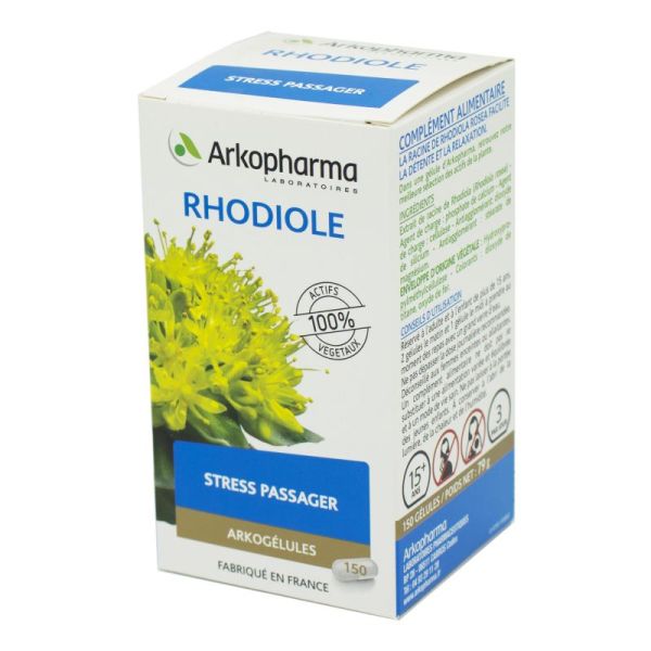 ARKOGELULES Rhodiole - Bte/150 - Stress Passager