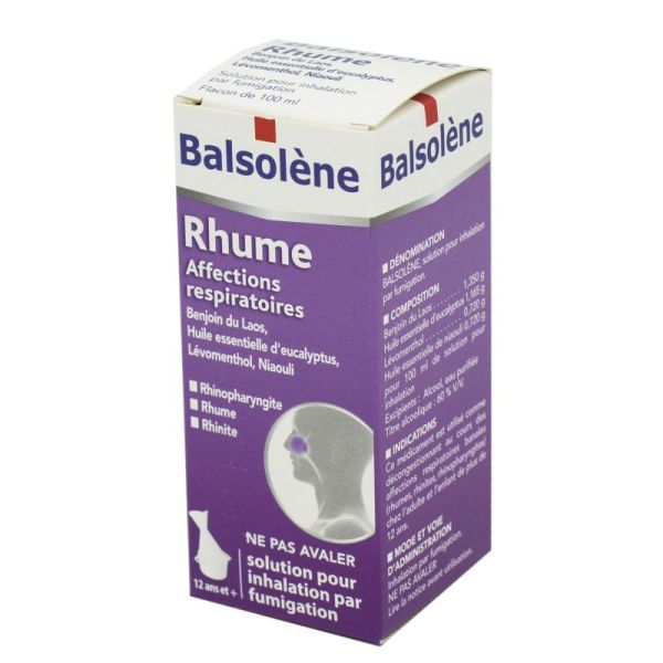 Balsolène, solution pour inhalation par fumigation - Flacon 100 ml