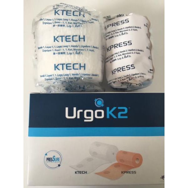 URGOK2 Kit 18-25 cm / 12 cm de Largeur - Système de Compression Bi-Bandes à Pression Contrôlée (Pres