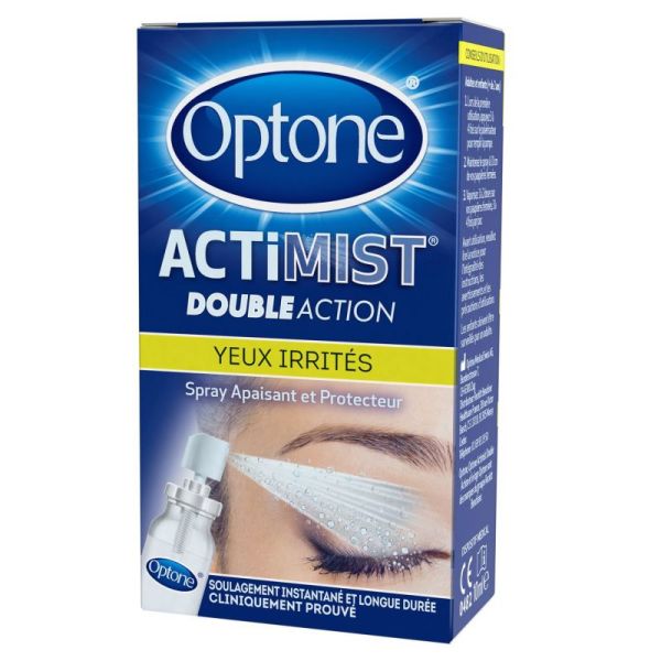 OPTONE ActiMist Double Action  Yeux Irrités + Inconfort - Spray Oculaire Liposomial - Spray/10ml