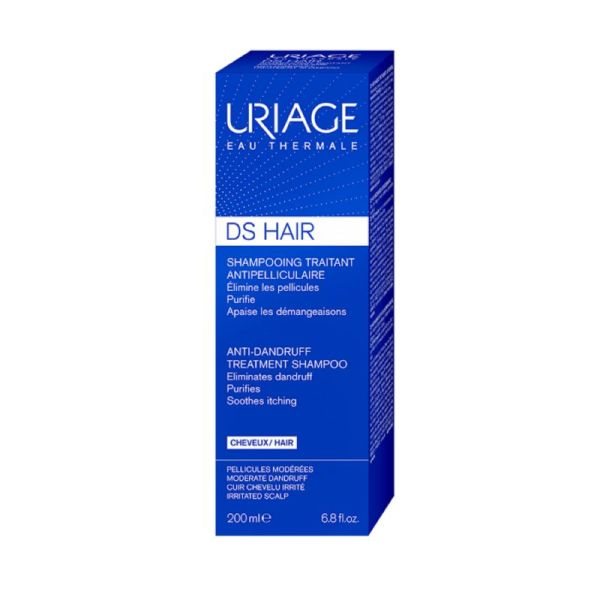 URIAGE DS HAIR Shampooing Traitant Antipelliculaire 200ml - Pellicules Modérées