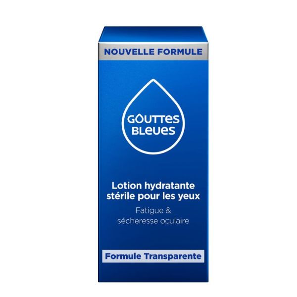 OMEGA Gouttes Bleues 10ml - Lotion Hydratante Stérile pour les Yeux