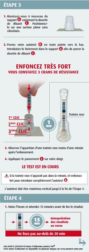 MYLAN AUTOTEST SANTE - AUTOTEST VIH Bte/1 - Kit de Dépistage du ...