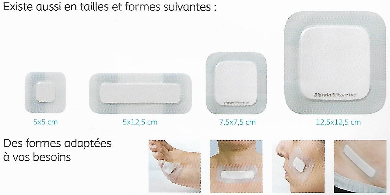 Biatain Silicone Pansement hydrocellulaire - Plaies exsudatives