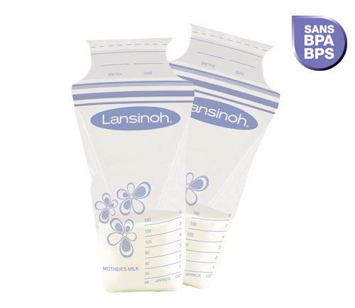 LANSINOH Sachets de Conservation de Lait Maternel - Pour Conserver ou