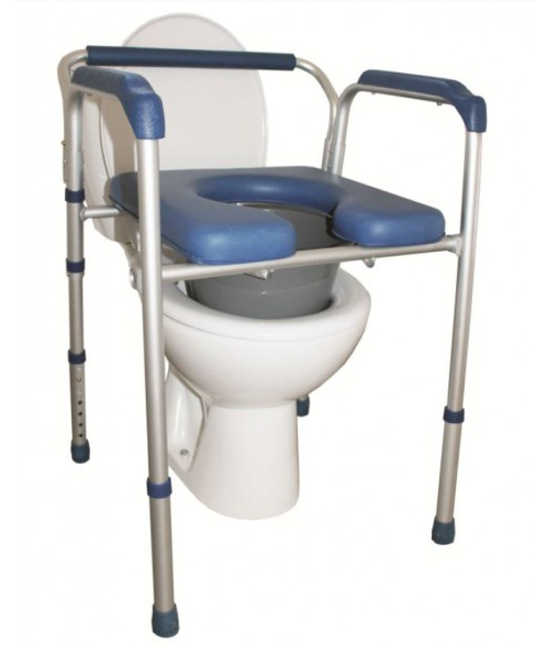 Generic Chaise Toilette Pliable antidérapante avec roue garde robe