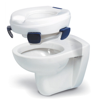 BETTERLIFE le Rehausse Toilette Ergonomique Surélévateur - Pattes de  Fixation, sans Pièce Métallique