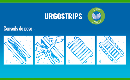 Strip pansement - Urgostrips : Pansement stérile, discret en strip - URGO