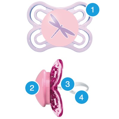 Mam 2 sucettes perfect naissance silicone 0-2 mois