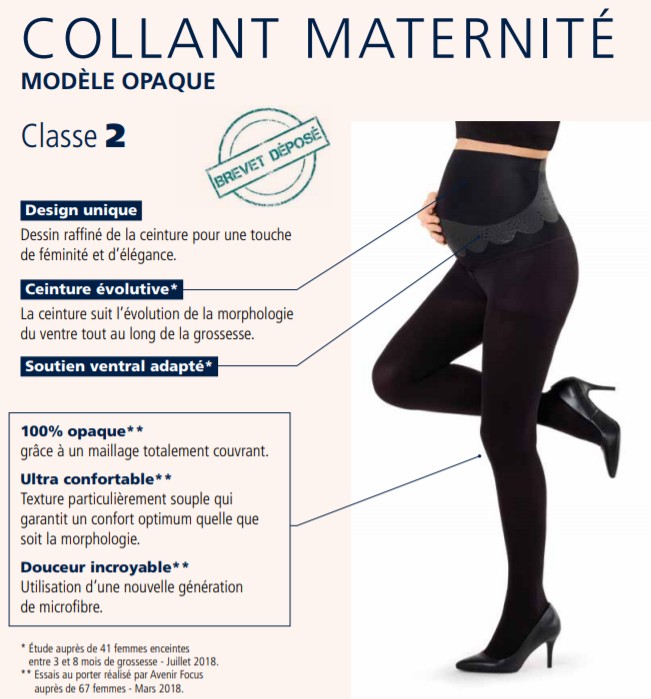 Sigvaris Maternité Transparent - Collant de contention Collant