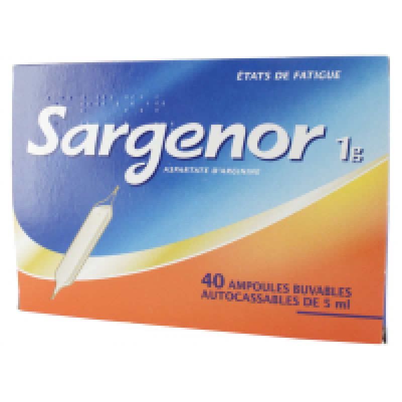 Sargenor 1g, solution buvable 40 ampoules 5 ml