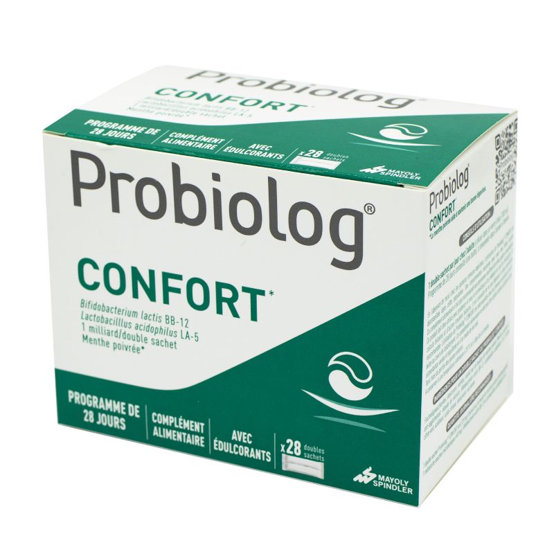 PROBIOLOG Confort 28 Double Sachets  Digestion, Equilibre du