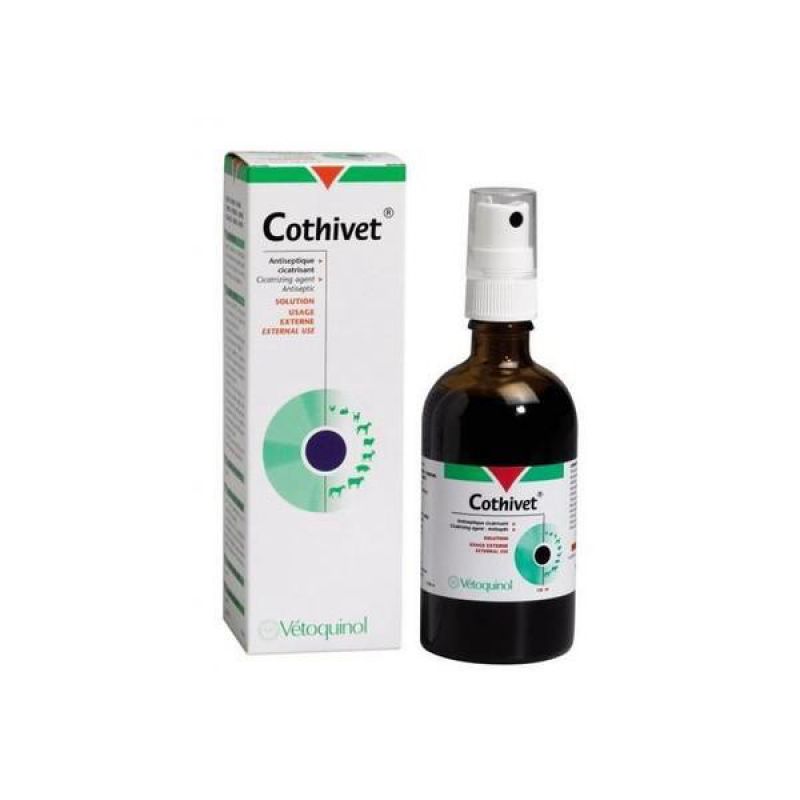 Vetoquinol Cothivet Antiseptique Cicatrisant Solution A Usage Externe Chiens Chats Etc 30ml Vetoquinol Cothivet Antiseptique Cicatrisant Solution A Usage Externe Chiens Chats Etc 30ml
