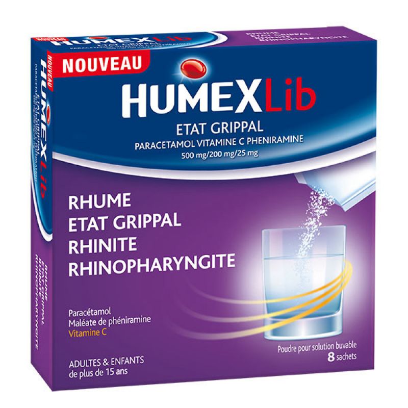 Humexlib Humexlib 500 Mg : HUMEXLIB Paracétamol chlorphenamine 500 mg/4 mg gél ...