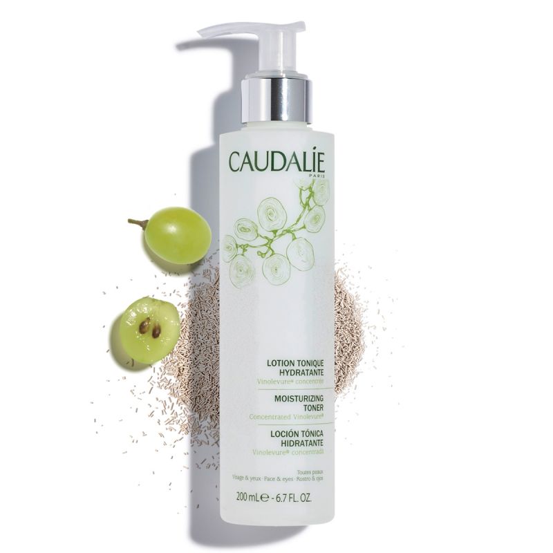 CAUDALIE Lotion Tonique Hydratante 200 ml Visage et Yeux Toutes Peaux même Sensibles 3522930001454
