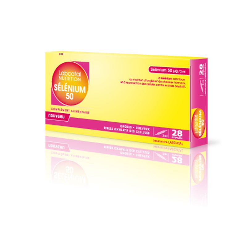 LABCATAL NUTRITION SELENIUM 50µg 28 ampoules buvables 2ml3664507000146