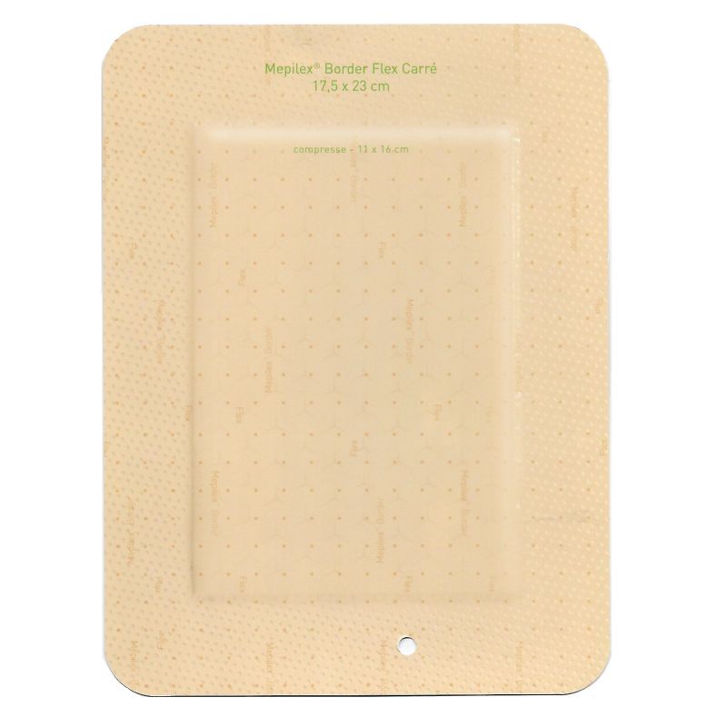MEPILEX BORDER Flex Carr 17 5 X 23 Cm Pansement Hydrocellulaire mepilex-border-flex-carr-17-5-x-23-cm-pansement-hydrocellulaire