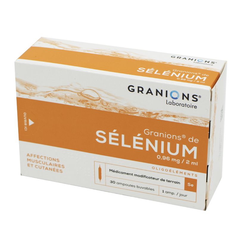 GRANIONS DE SELENIUM ampoules Pharmacie du Centre 80300 ALBERT 3666739