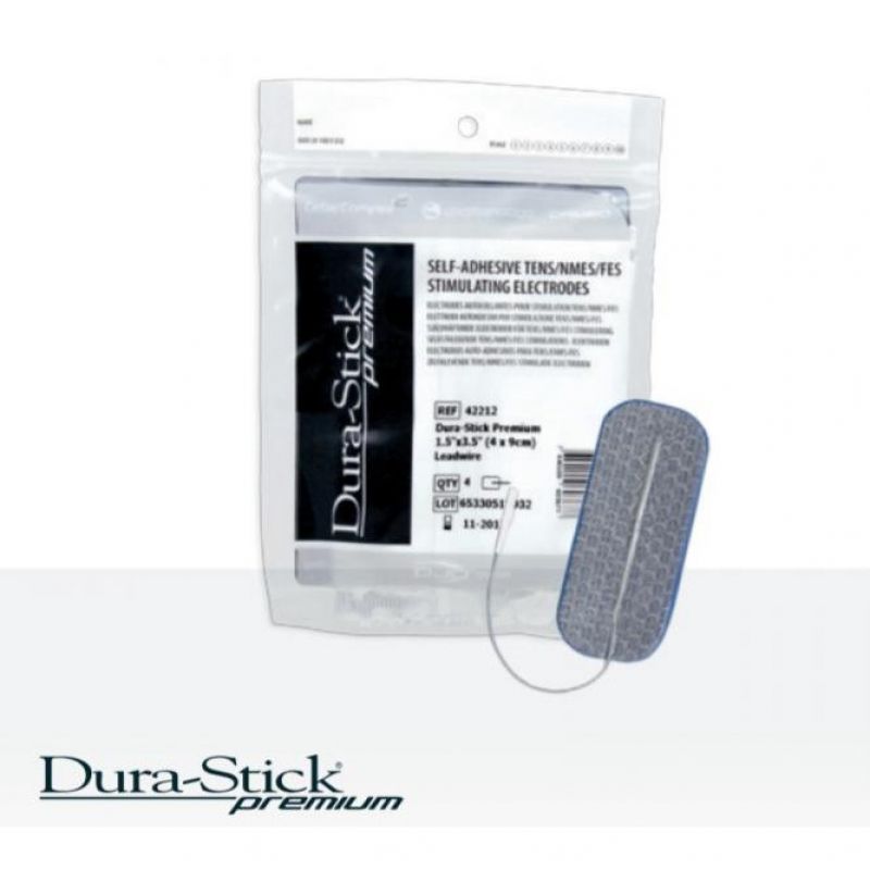 DONJOY DURA STICK Premium Blue Gel Electrode Rectangle 40 x 90 mm po
