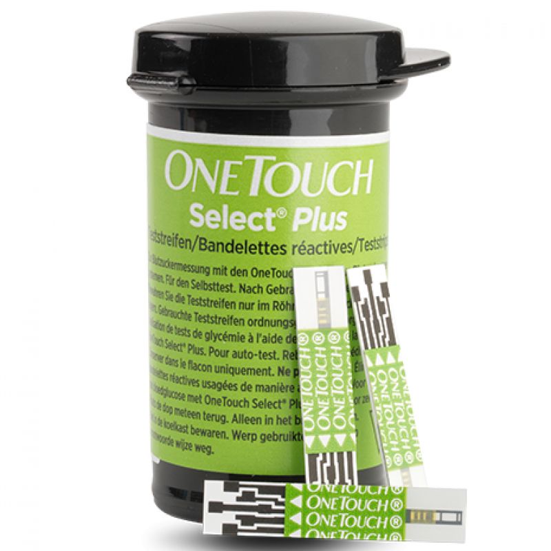 LIFESCAN - ONETOUCH SELECT PLUS Bandelettes Réactives - 7613427024233 / ...