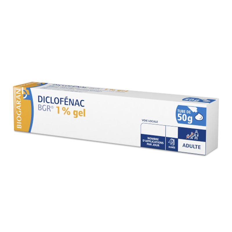 Diclofenac Biogaran1%, gel - Tube de 50 g