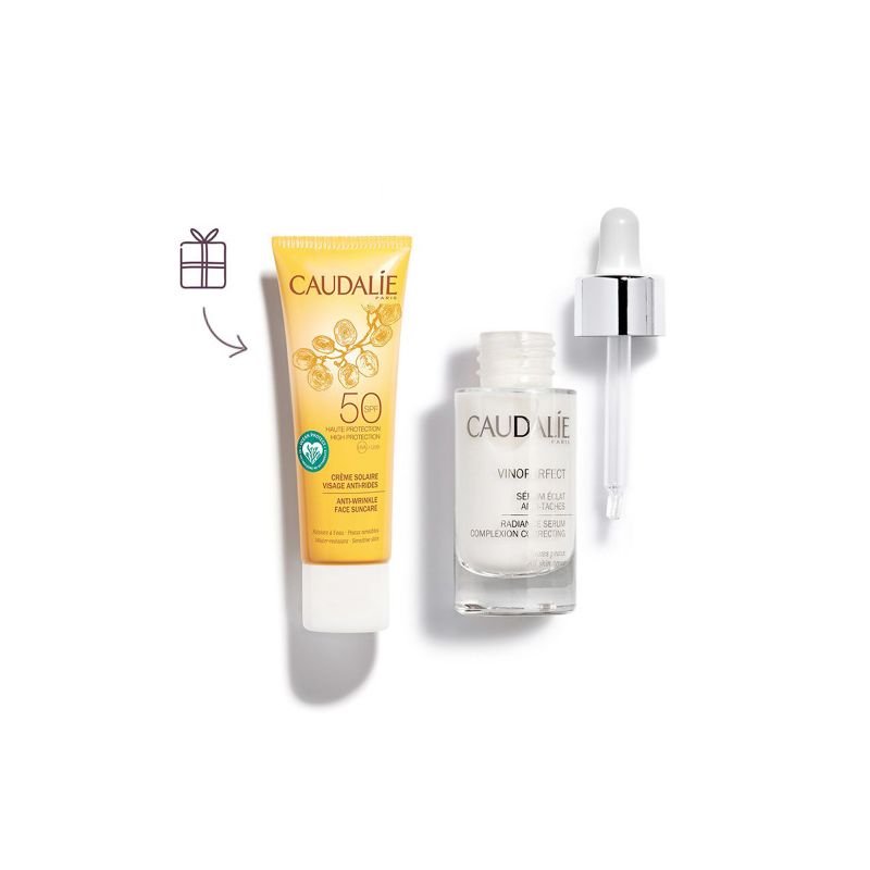 CAUDALIE Coffret VINOPERFECT 1 Sérum Eclat Anti Taches 30ml + OFFERT