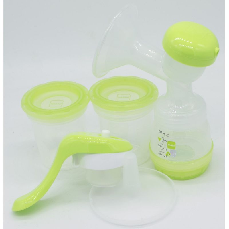 Tire-lait électrique Et Manuel MAM 2 En 1 - Avec Coupe Silicone, 2 Biberons Anti-colique 160ml