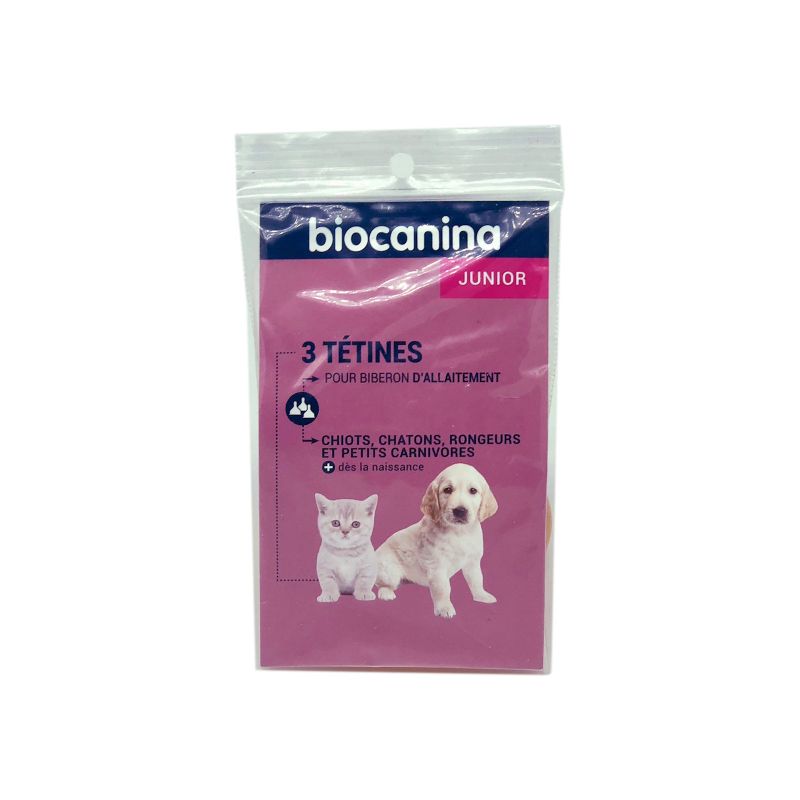 Biocanina Junior Tetine Pour Biberon D Allaitement Chiot Chaton Rongeur Petit Carnivore Lot 3 Biocanina Junior Tetine Pour Biberon D Allaitement Chiot Chaton Rongeur Petit Carnivore Lot 3