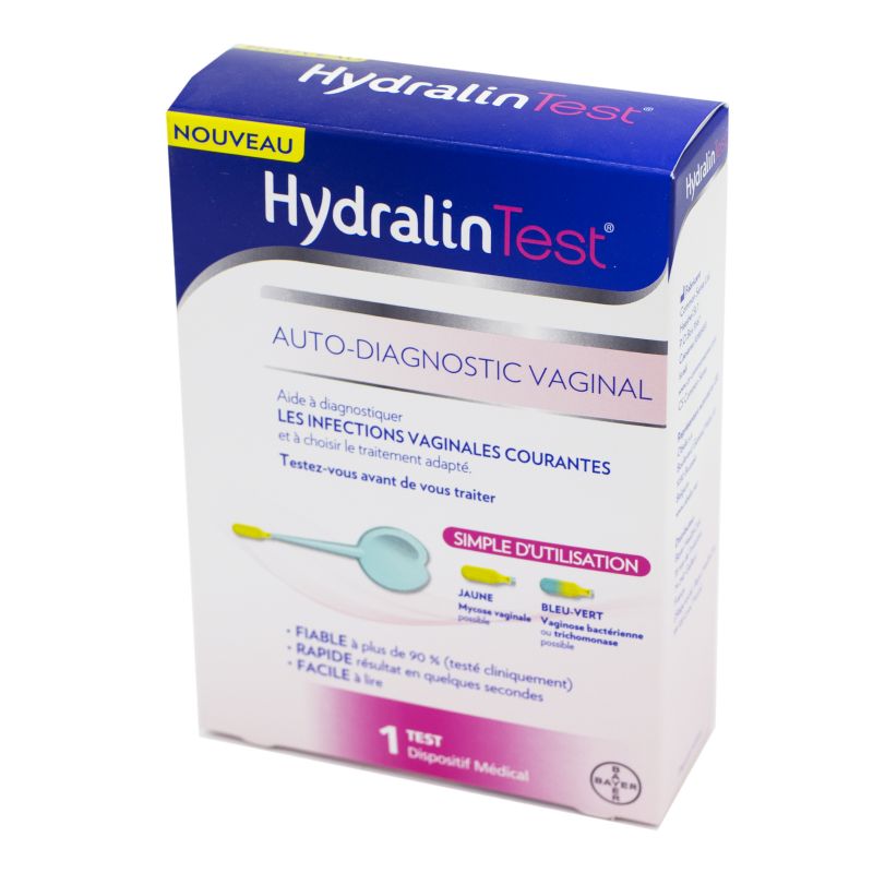 BAYER HYDRALIN TEST Auto Diagnostic des Infestions Vaginales Coura