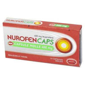 Nurofencaps 400 mg, 10 capsules molles