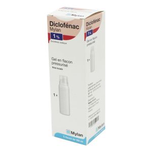 Diclofenac Mylan 1 %, gel - Flacon pressurisé 100 ml