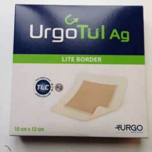 URGOTUL AG Lite Border 6.5 x 10 cm - Bte/16 - Pansement Adhésif Absorbant Imprégné TLC Sels d'Argent