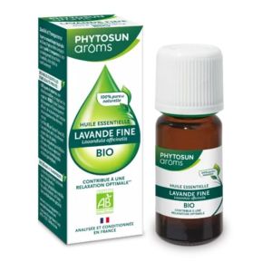 Huile essentielle Bio LAVANDE FINE 10ml - Lavandula officinalis - Irritations - PHYTOSUN AROMS